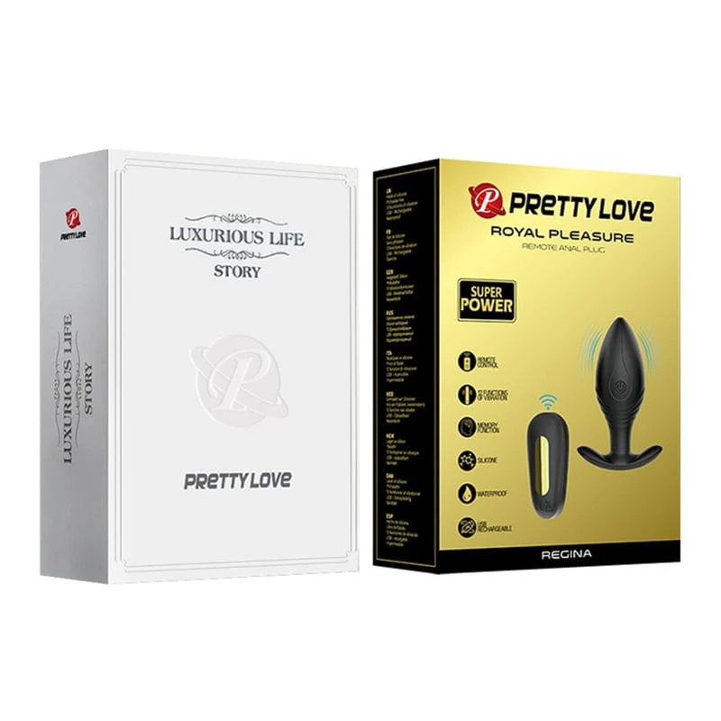 7038M 12 Function Rechargeable Waterproof Remote Royal Pleasure Anal Pleasures Plug - Image 7