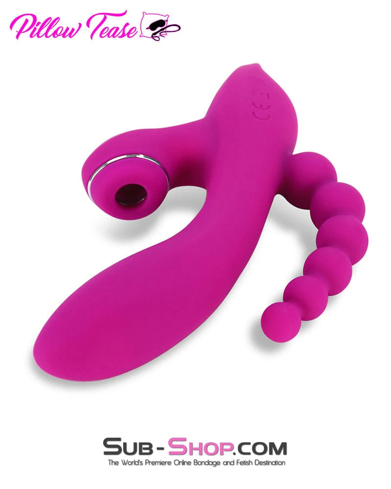 2474M      3 in 1 Suction Clit G-Spot Vibrator with Anal Exciter - Image 5