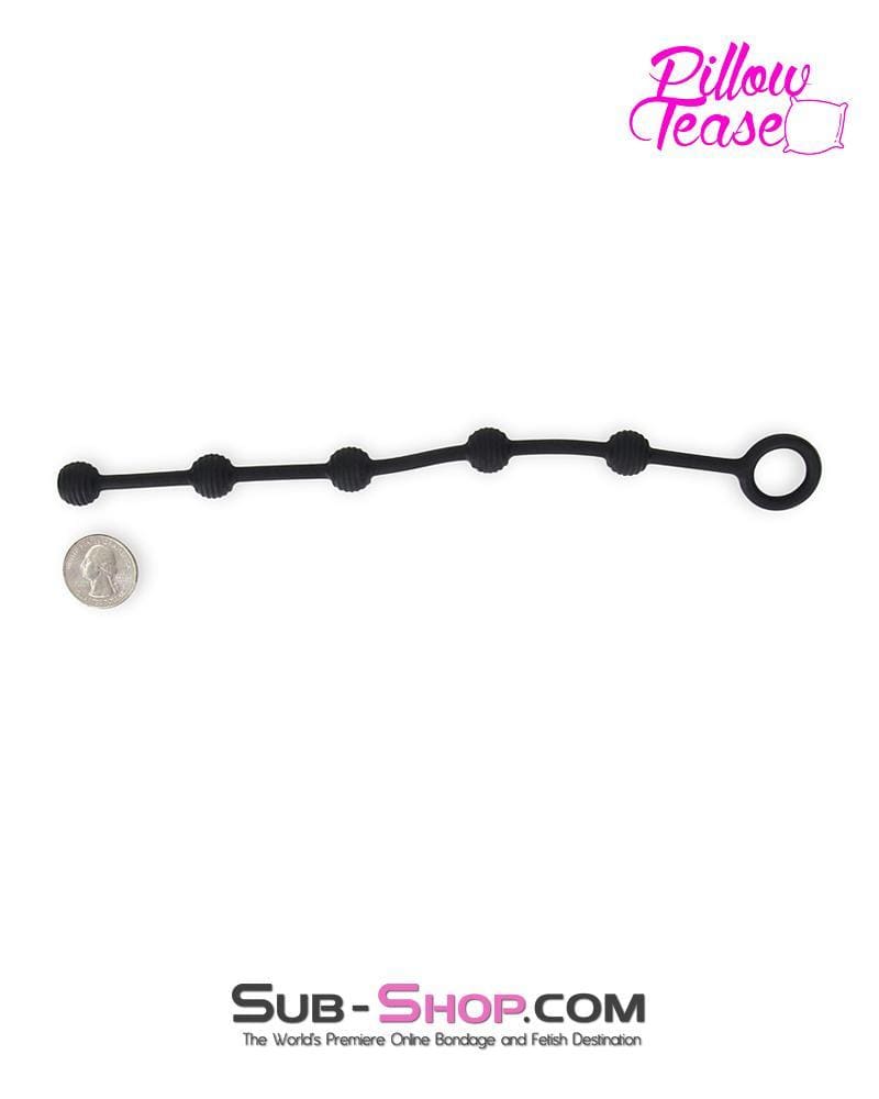 7224S      5 Ribbed Balls Anal Silicone Beads with Super Climax Pull Cord - LAST CHANCE - Final Closeout! - Image 6