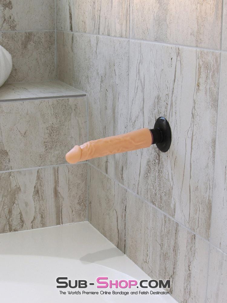 6944M      8" Vibrating Realistic Skin Dildo with Suction Cup, Flesh 🔥 FINAL CLEARANCE – Last Chance! - Image 3