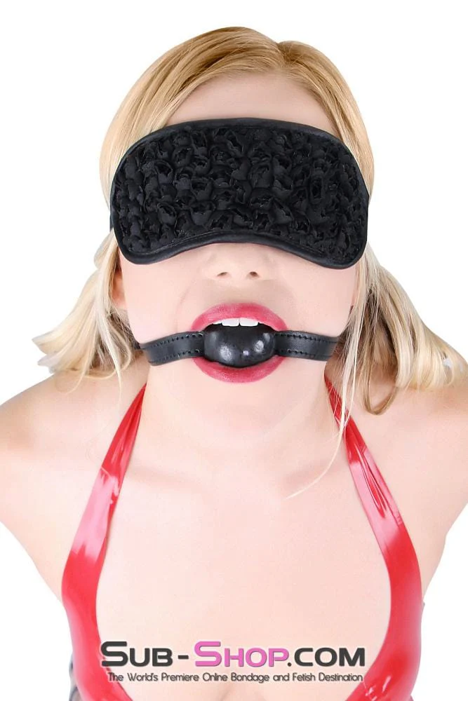 ✨ 8999DL Bondage Basics Black Rubber Classic Ball Gag - BLACK FRIDAY PREVIEW ✨ - Image 2