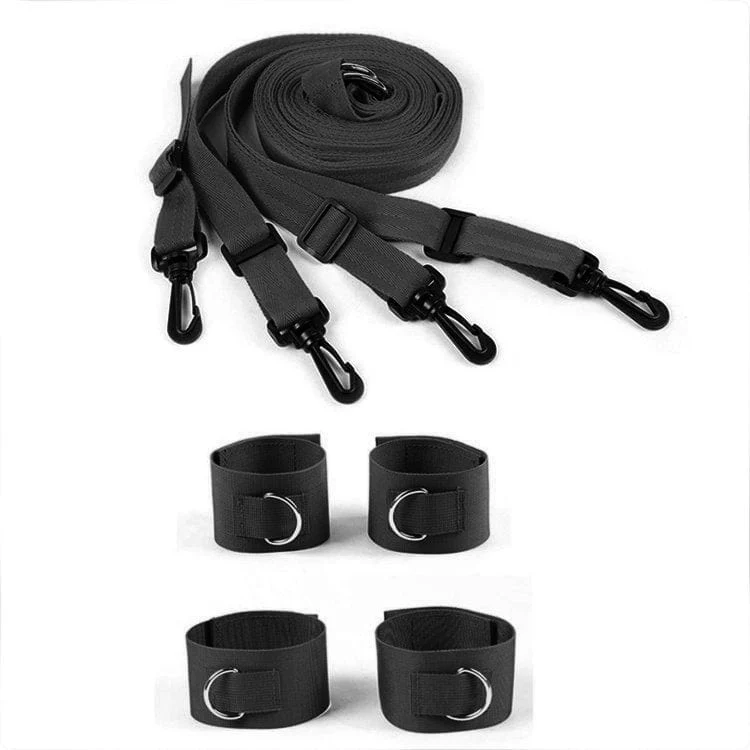 9993M      Tie Me Up, Tie Me Down BedBound SecureFit BDSM Restraint System - Image 3