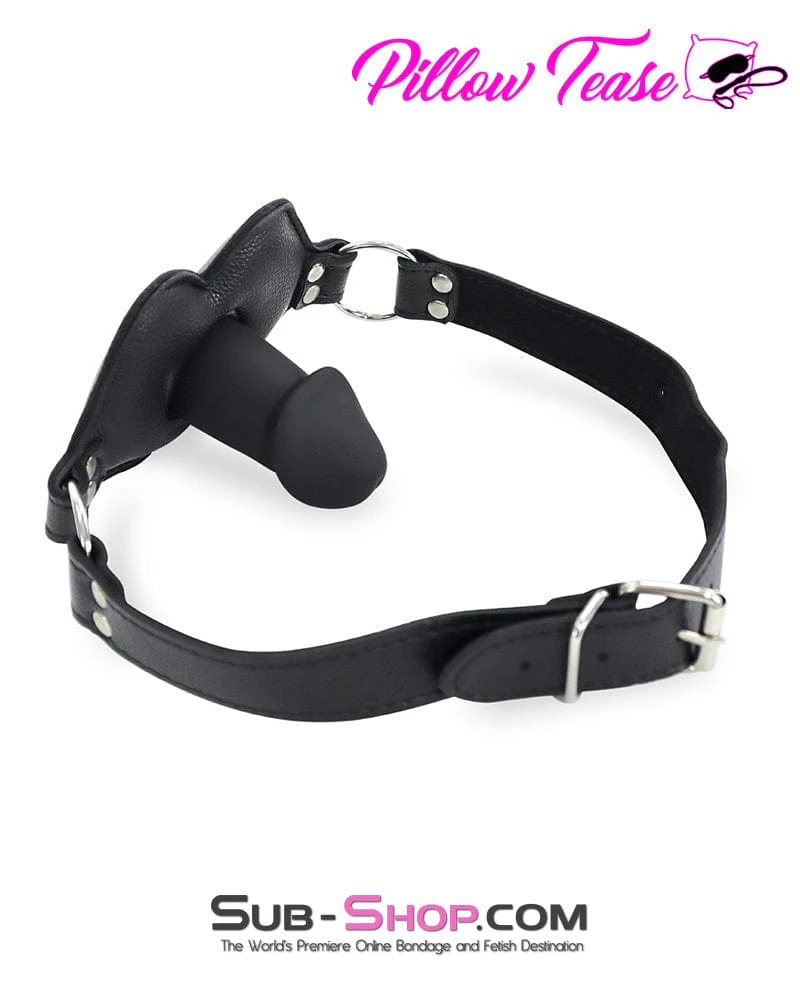 2416M Addick-tive Black Padded Panel Penis Gag - Image 2