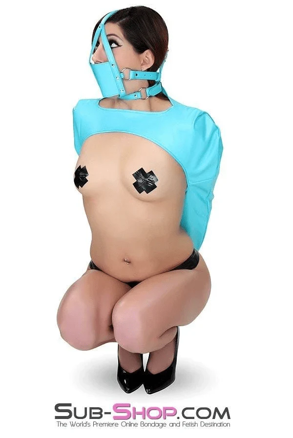 3751RS <b>BOGO!</b> All Over Open Breast Zippered Armbinder Top - Image 8