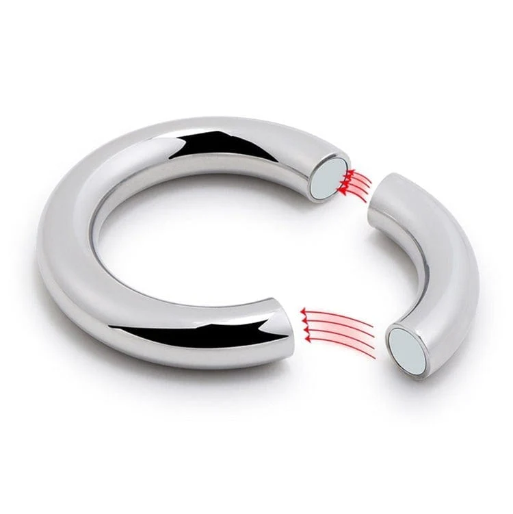 0685M Babe Magnet Stainless Steel Magnetic Ball Stretcher Ring, Large - Image 4