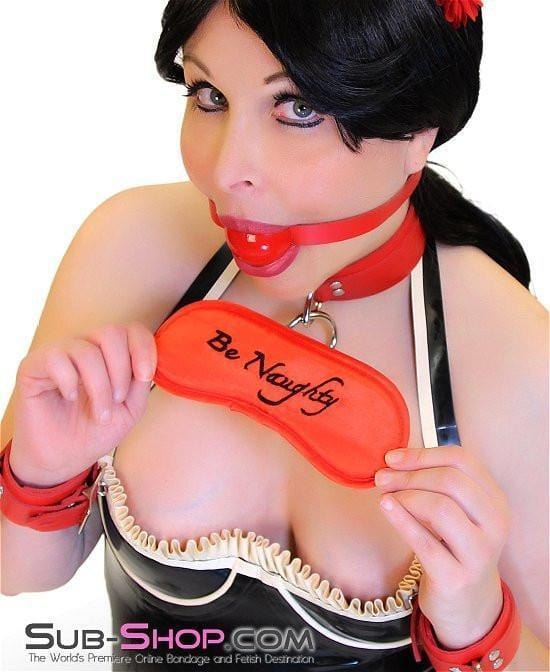 8922DL Be Naughty Satin Love Mask - Image 12