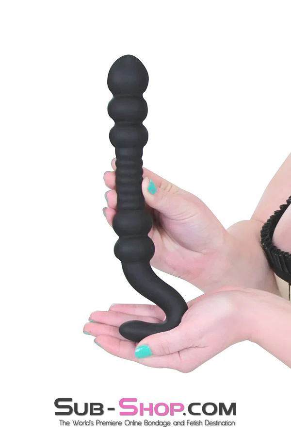 2365M      Big Black Bumpy Silicone Probe - LAST CHANCE - Final Closeout! - Image 2