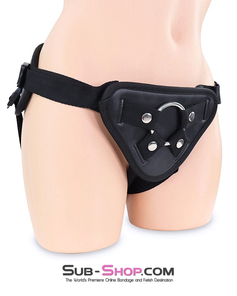 1806DL      Black Comfort Thrust Strap On Pegging Harness - Image 2