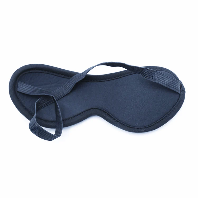 1485M Black Quilted Love Mask Blindfold - Image 8