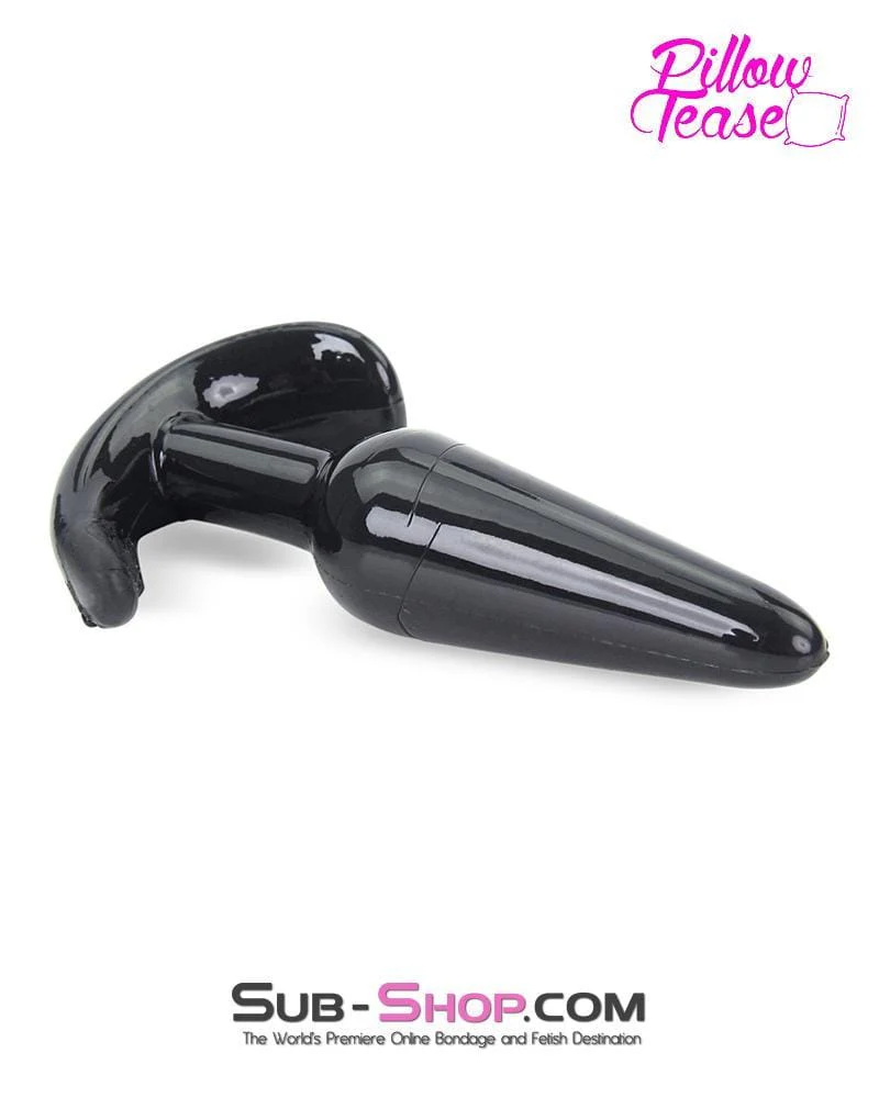 3727M      Anal Beginner Small Black Jelly Butt Plug - SPECIAL OFFER! - Image 4