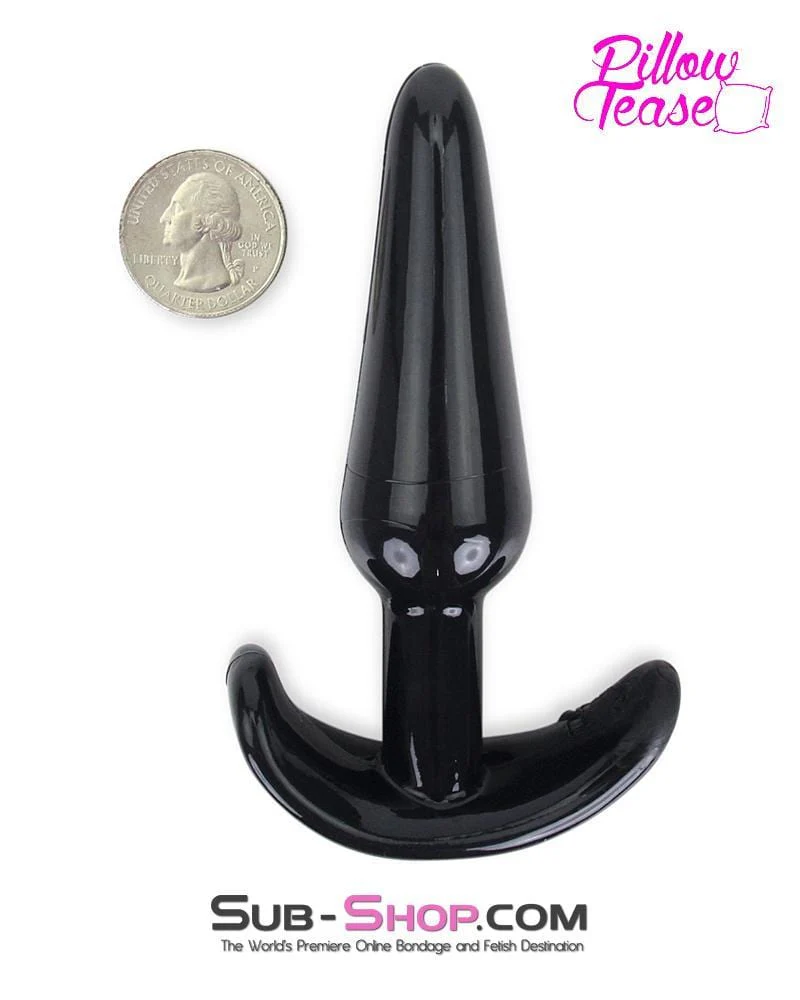 3727M      Anal Beginner Small Black Jelly Butt Plug - SPECIAL OFFER! - Image 7