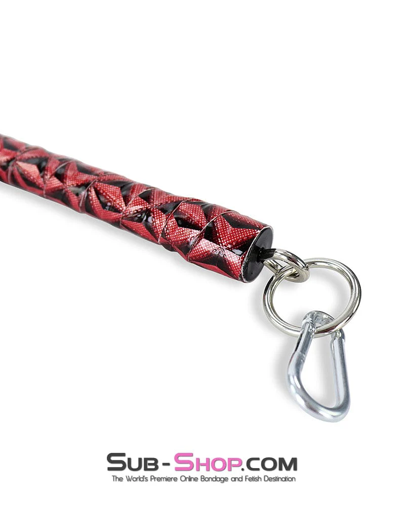 9851DL      Diamond Pattern Spreader Bar with Wrist and Ankle Attachment Hardware - Image 6