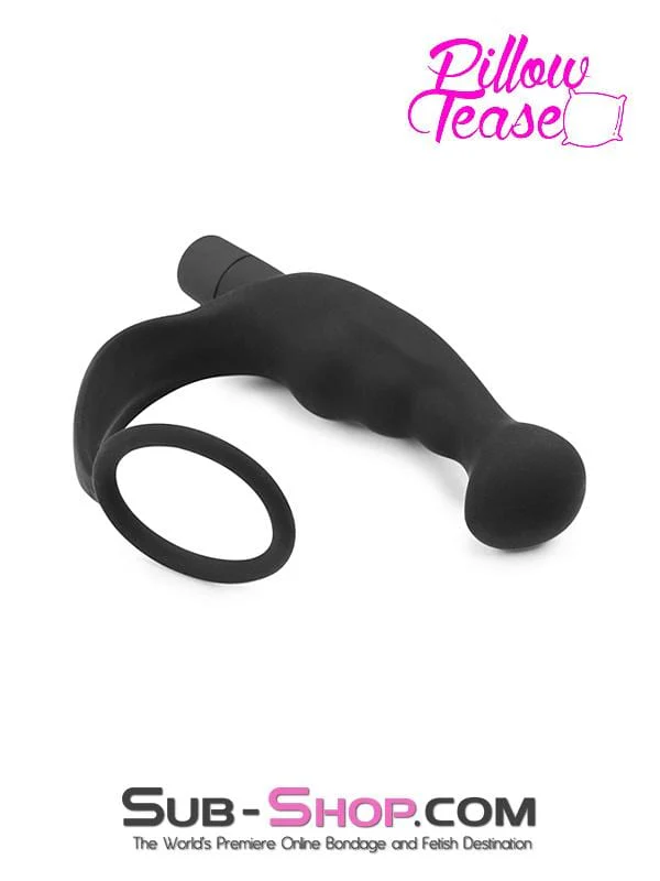 2631M      Ecstasy Silicone Vibrating Butt Plug & Cock Ring Set - LAST CHANCE - Final Closeout! - Image 3