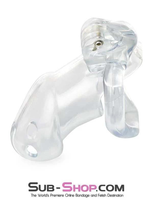 0397AE Exposed in Chastity High Security Keyed Tumbler Locking Male Chastity with 4 Base Cock Ring Sizes - MEGA Deal - Image 4