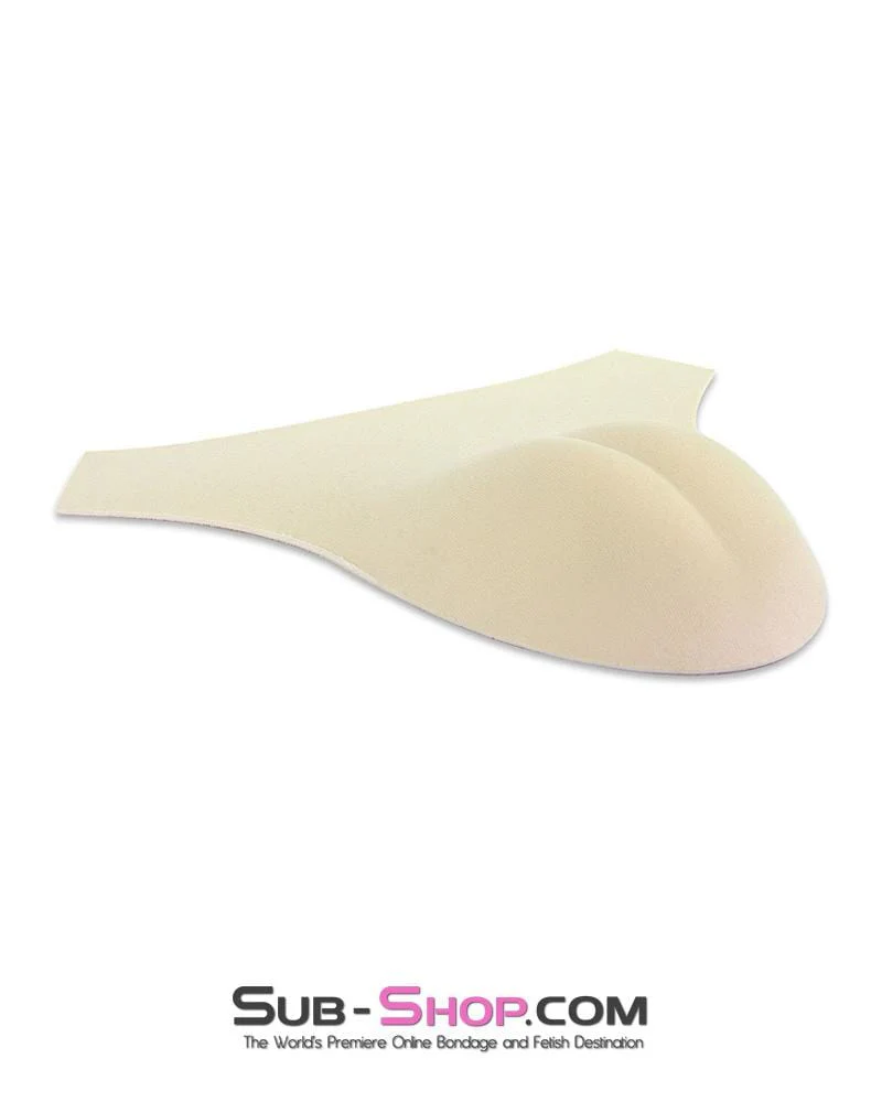 8826AE-SIS      Feminized Sissy Slave Pussy Natural Padded Fake Vagina Panty Insert - Image 2