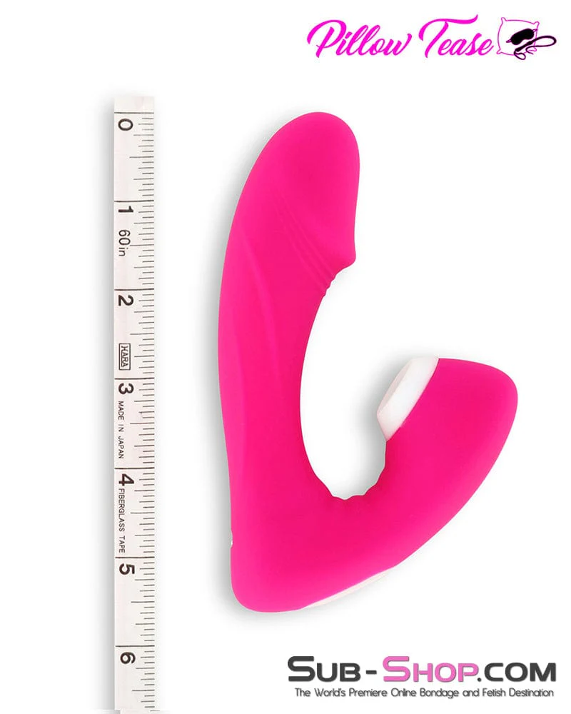0656M Fierce Clit Suction Vibrating G-Spot Dildo - Image 6
