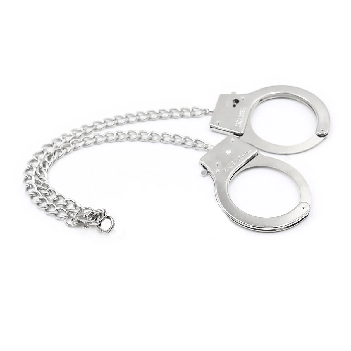 1714MQ Handcuffs Attached to Crystal Base Butt Plug Set - Image 4