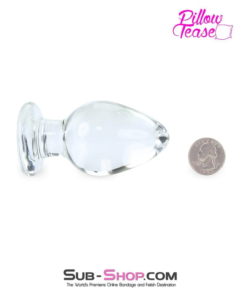 0190E Large Glass Anal Plug - Image 2