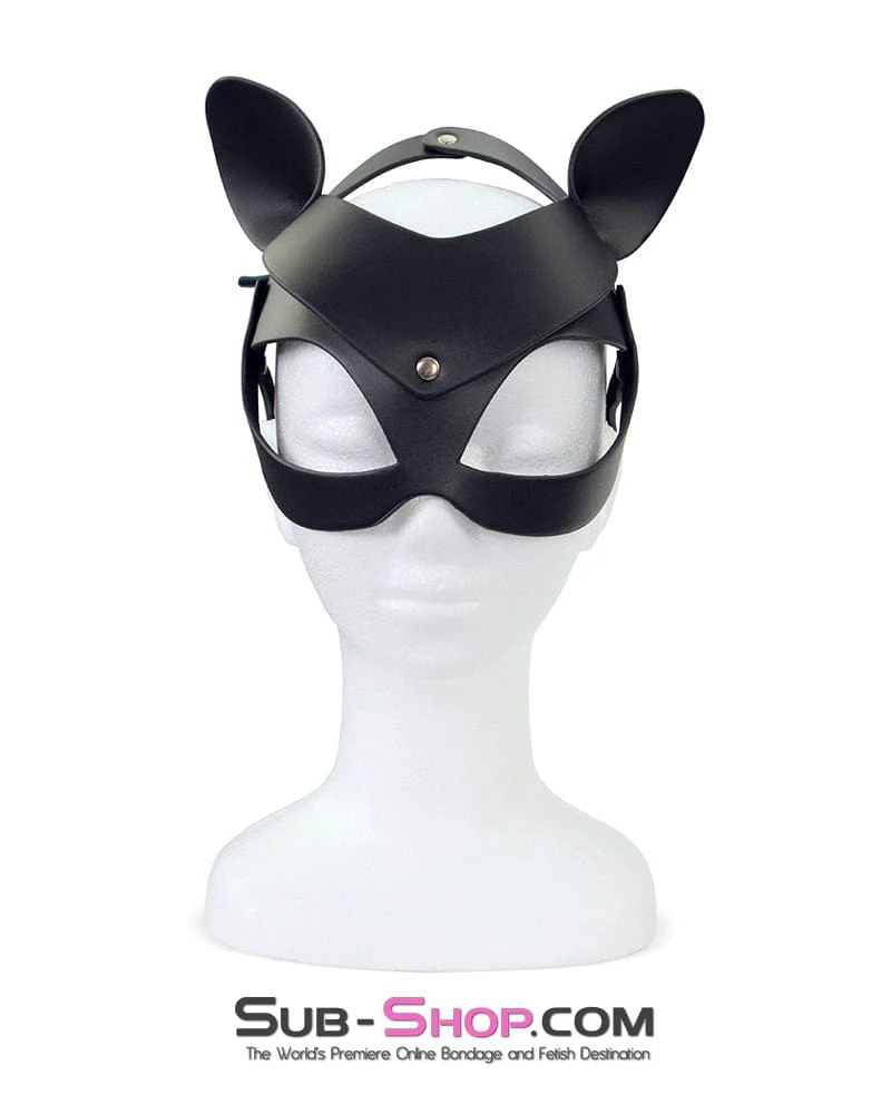 9950M      Leather Cat Woman Mask - Image 4