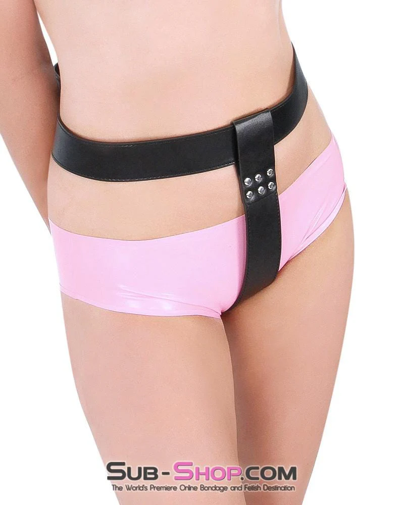 8861HS      Like a Virgin Locking Female Chastity Harness - Image 3