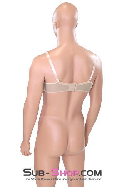 9869RS      Lola Silicone Breast and Nipples Chest Form Enhancers with Open Cup Bra, B Cup - Image 2