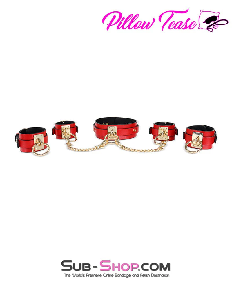 7874DL      Luxe 9 PC Naughty Kitten Bondage Fantasy Kit with Case - Image 5