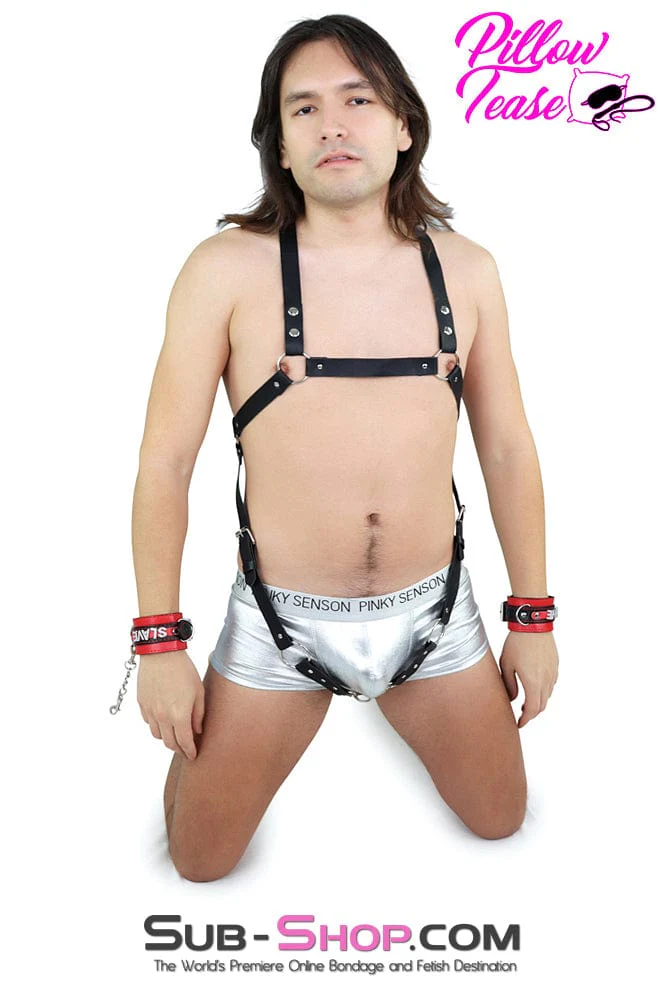 8839DL      Male Body Bondage Harness - Image 3