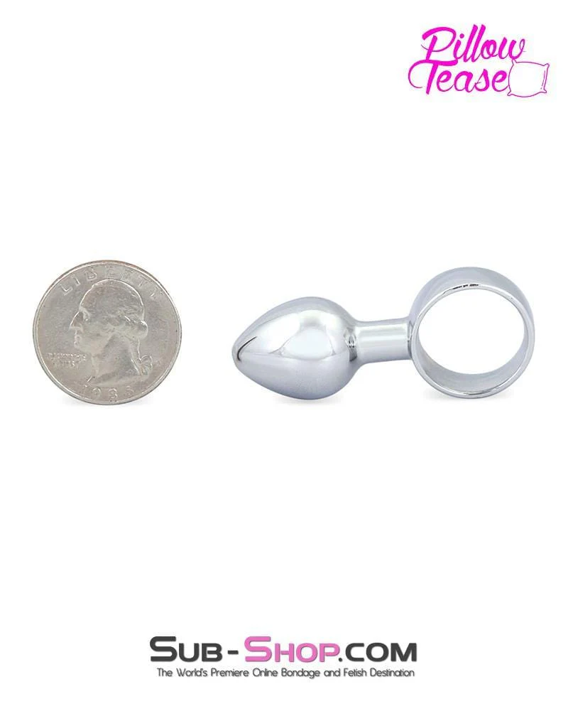 0246E Mini Chrome Butt Plug Ring 🔥 FINAL CLEARANCE – Last Chance! - Image 8