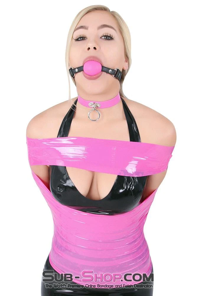 5761P Neon Pink Bondage Tape - Image 37