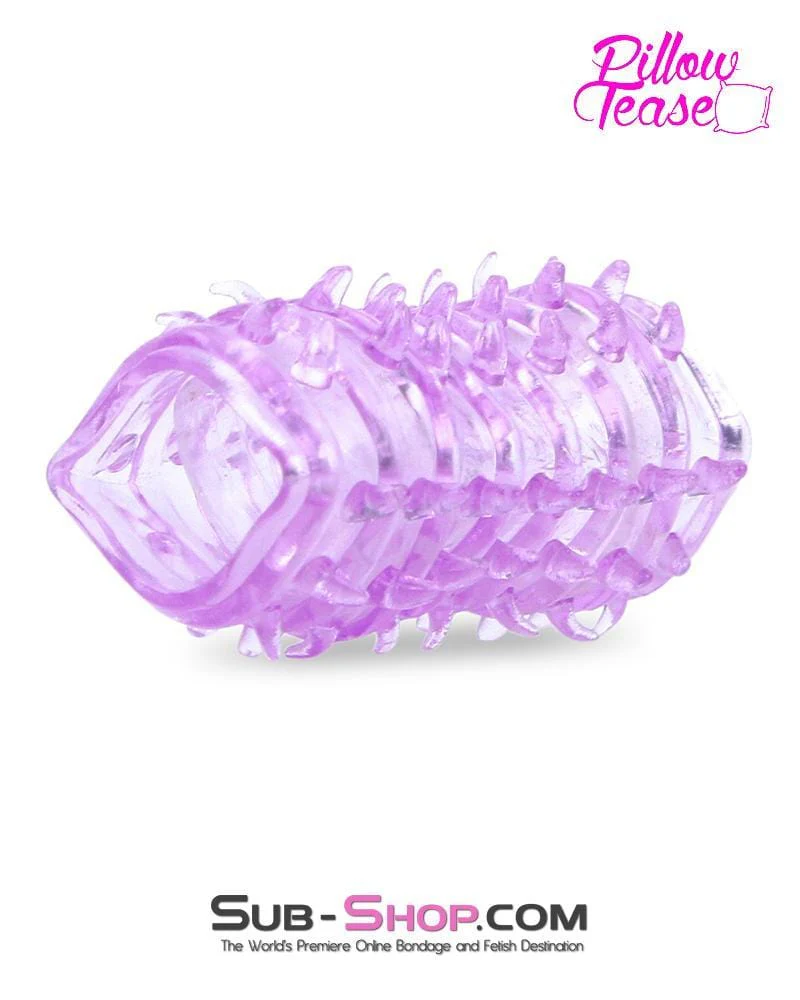 2922M Nubby Purple Finger, Dildo or Vibrator Super Stimulation Sleeve - MEGA Deal - Image 5