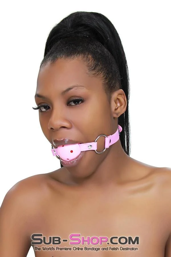 9002DL Pink Breather Ball Gag - Image 5