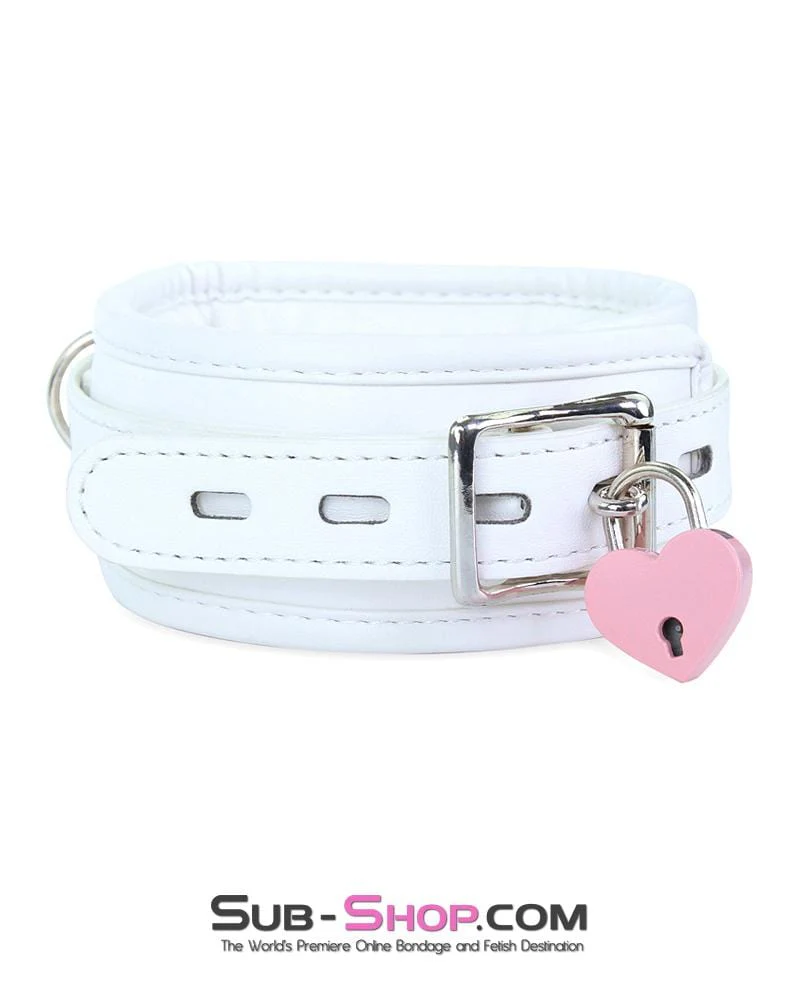 9726AE Pink Heart Bondage Gear Padlock - Image 3