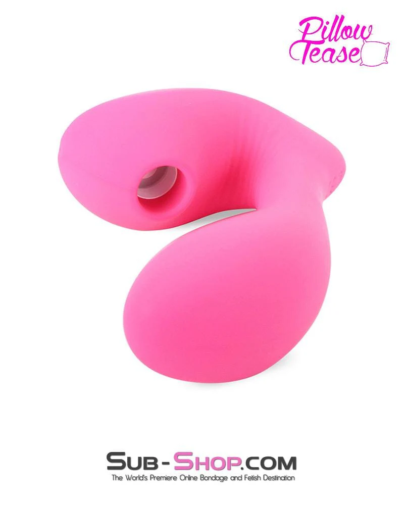 0590E Pink Rechargeable Clit Suction Silicone Vibe