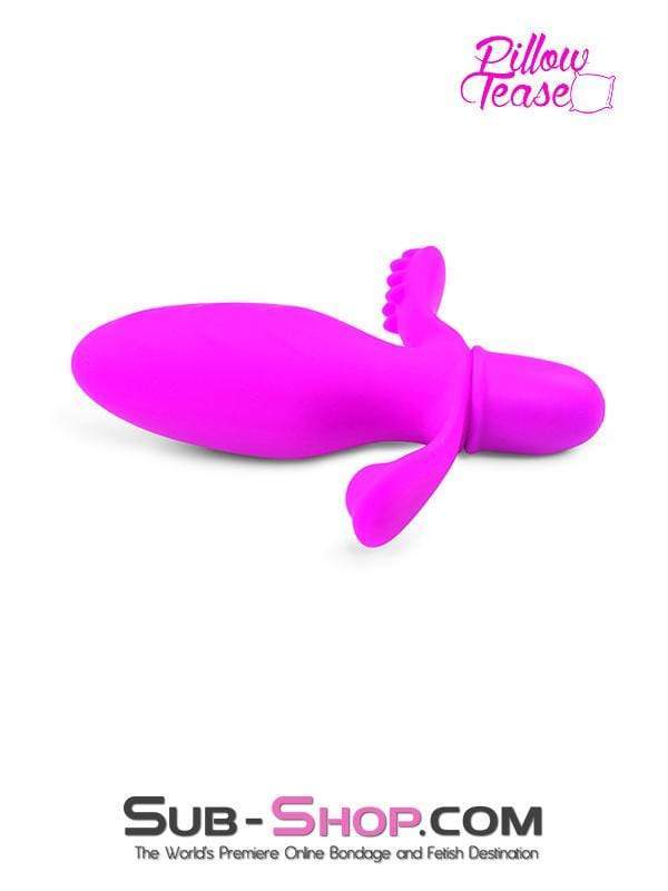 1513M-SIS      Pink Sissy Floozy 10 Function Silicone Anal Vibrator with Perineum Stimulator - Image 5
