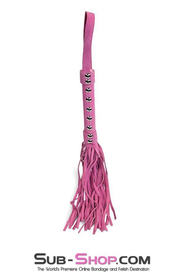1787DL      Pinky 15” Suede Flogger 🔥 FINAL CLEARANCE – Last Chance! - Image 12