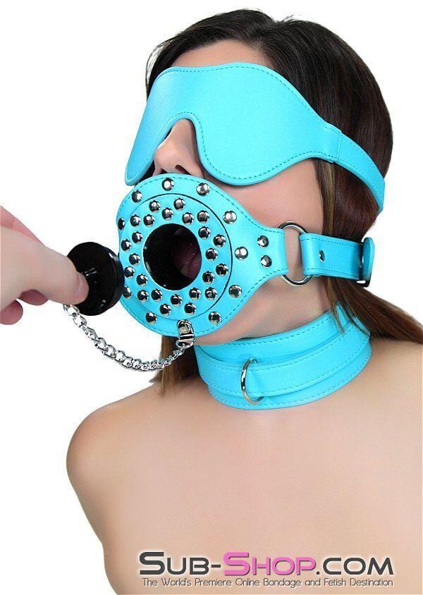 2717RS      Plug-Her Locking Diamond Blue Plug Gag - MEGA Deal - Image 2
