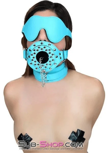 2717RS      Plug-Her Locking Diamond Blue Plug Gag - MEGA Deal - Image 7