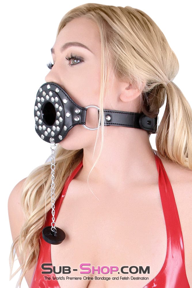 2536LT Plug-her Locking Tube & Plug Open Mouth Gag - Image 10