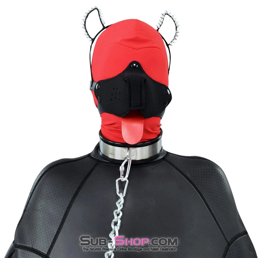 1491DL      Puppy Slave Mask with Tongue - Image 10