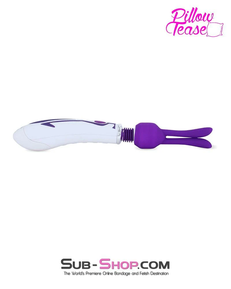 0474E Purple Mini Wand Rabbit Ears Stimulator Tip Attachment 🔥 FINAL CLEARANCE – Last Chance! - Image 4
