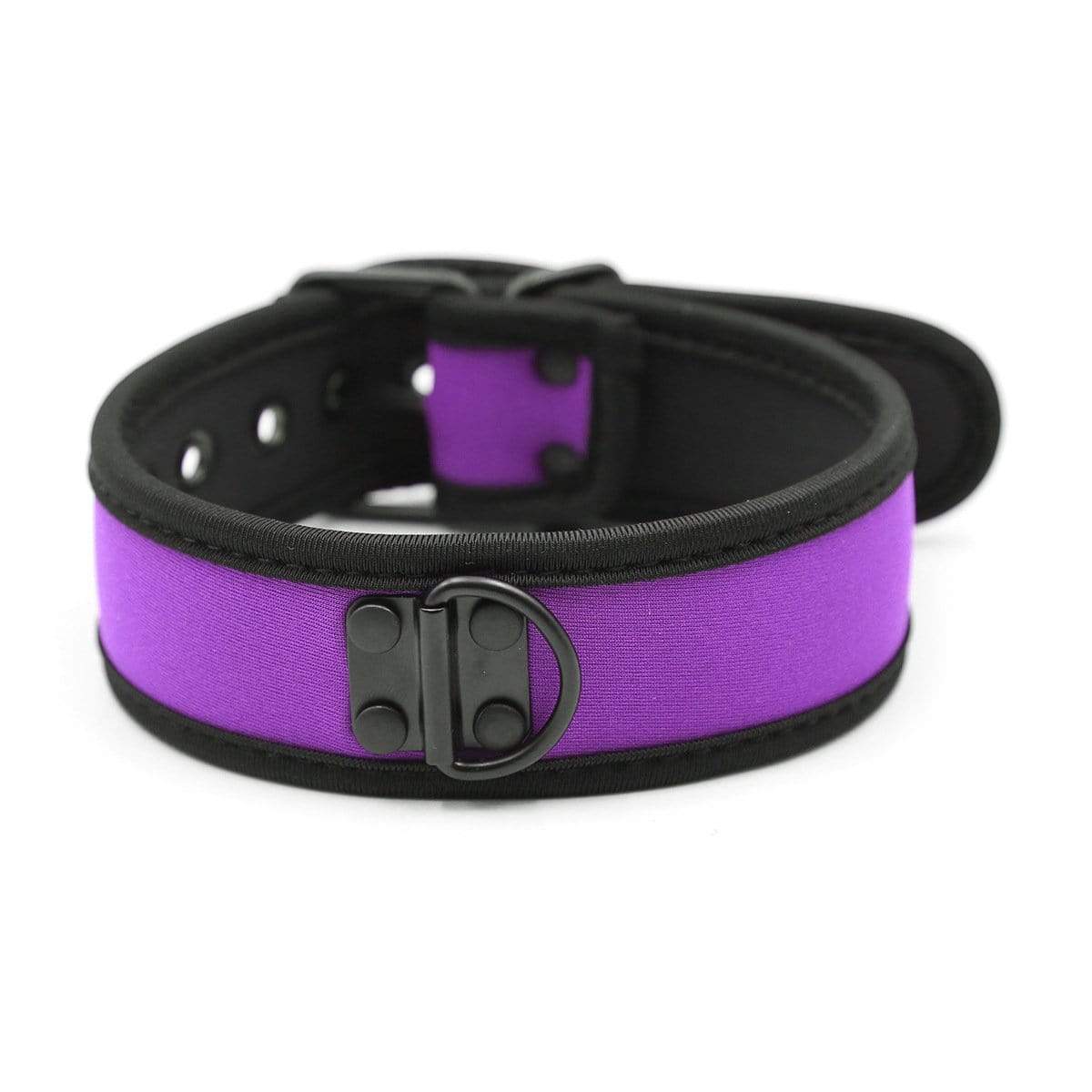 2602MQ Purple Neoprene Lined Soft Bondage Play Collar 🔥 FINAL CLEARANCE – Last Chance! - Image 2
