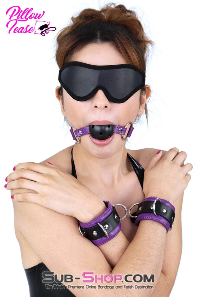 4777DL Purple Royale Bondage Cuffs - Image 6