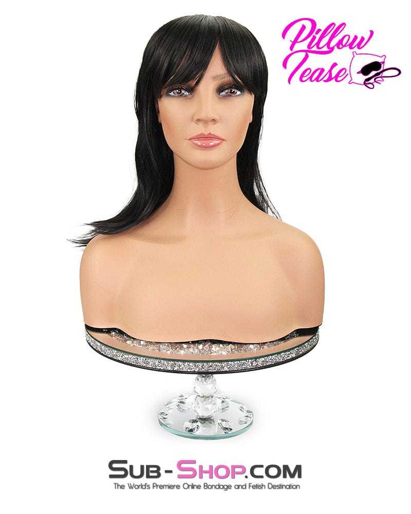 9963AE Raven Beauty 13 Inch Short Black Wig - Image 4