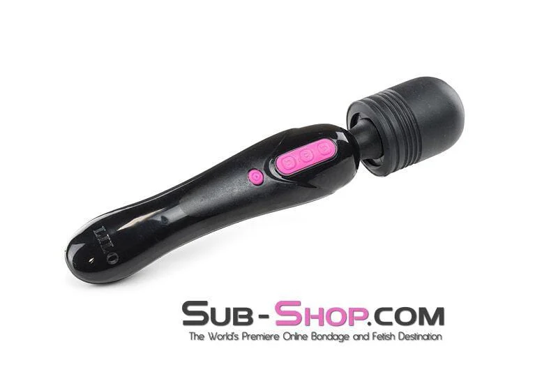 5775M Dual Motor Rechargeable 10 Speed BLACK Wand Vibrator - MEGA Deal