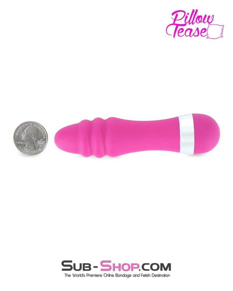 0641E Ridged Pink Bullet Mini Vibrator đ„ FINAL CLEARANCE â Last Chance! - Image 4
