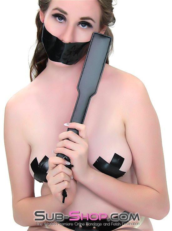 1838DL Rosy Cheeks Fleece and Leatherette Two-Sided Slapper Paddle - Image 3