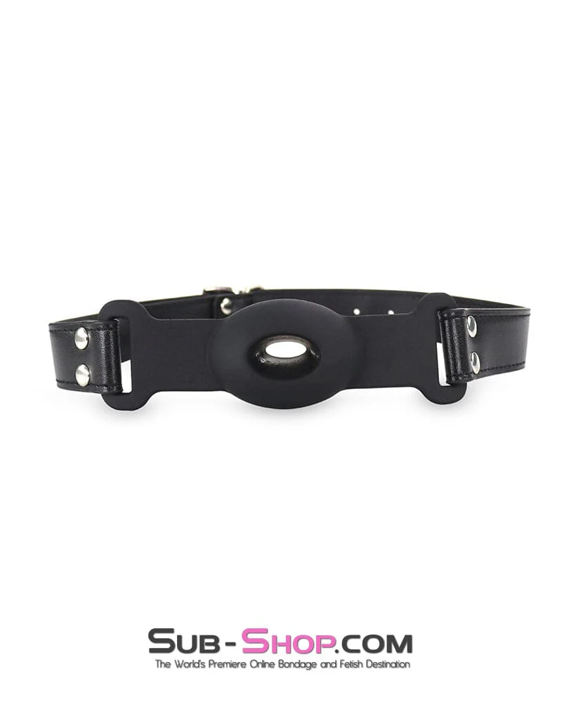1486M      Silicone Ball Gag with Drooling Hole - Image 4