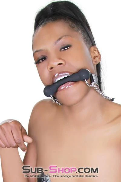 4716RS      Silicone Bit Gag with Leash Reins Set - Image 32