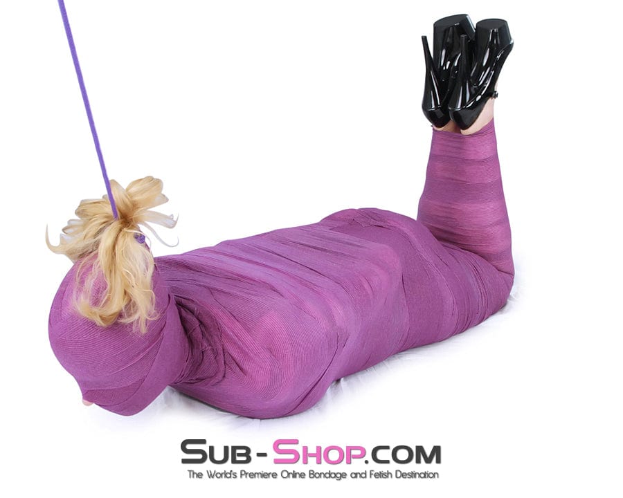 5750A-SIS Sissy Slave Wrap-Sure Self Adhesive Bondage Wrap, Purple - Image 4