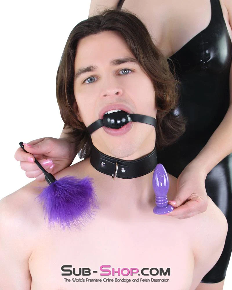 7898M-SIS Sissy Teaser Purple Head Feather Tickler - Image 10
